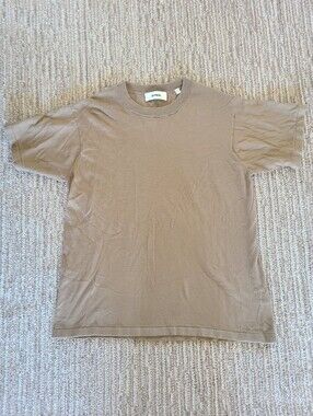 Buck Mason Khaki Como Cashmere Short Sleeve Tee Size M